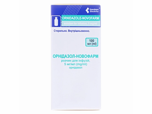 Ціни на Орнідазол-Новофарм розчин для інф. 5 мг/мл пляш. 100 мл