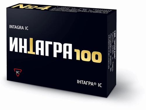 Ціни на Інтагра IC табл. в/о 100 мг №4 (2х2)