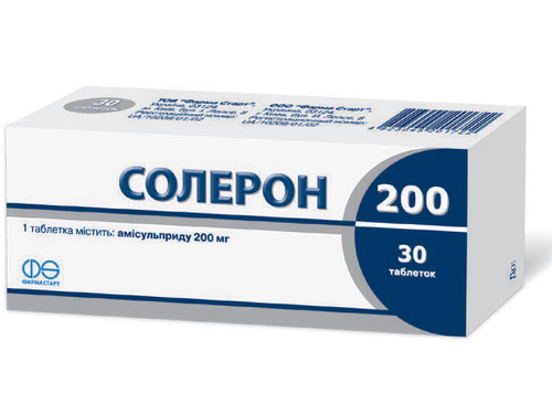 Ціни на Солерон 200 табл. 200 мг №30 (10х3)