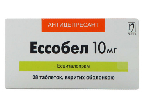 Цены на Эссобел табл. п/о 10 мг №28 (14х2)