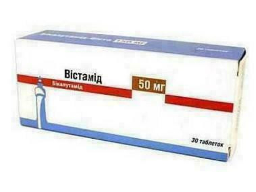 Ціни на Вістамід табл. в/о 50 мг №30 (10х3)