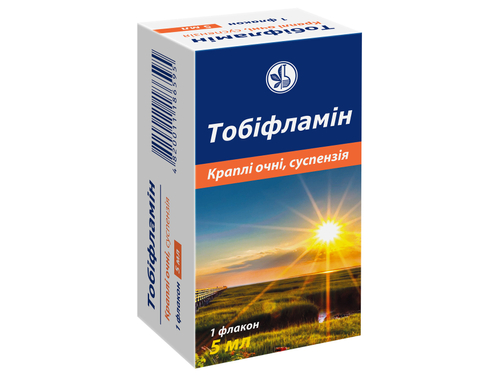Ціни на Тобіфламін краплі очні сусп. фл. 5 мл