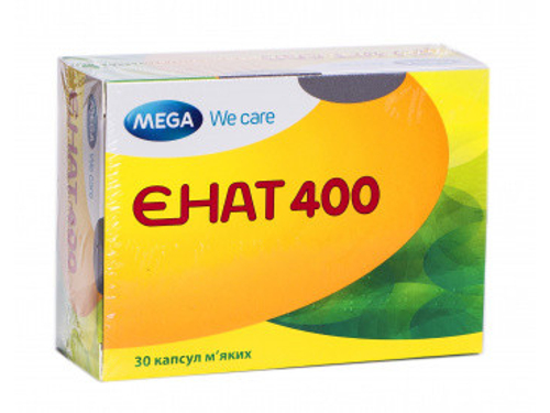 Ціни на Енат 400 мг капс. №30 (10х3)