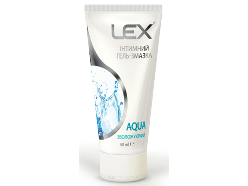 Ціни на Інтимна гель-змазка Lex Aqua зволожуюча 50 мл