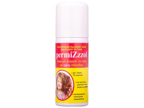 Ціни на Засіб для волосся PermiZzzol протипедикульозний 70 мл