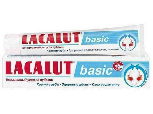 Ціни на Зубна паста Lacalut Basic 75 мл