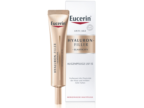 Ціни на Крем для шкіри навколо очей Eucerin Hyaluron-Filler + Elasticity антивіковий 15 мл