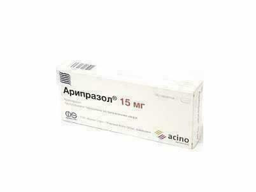 Ціни на Арипразол табл. 15 мг №30 (10х3)