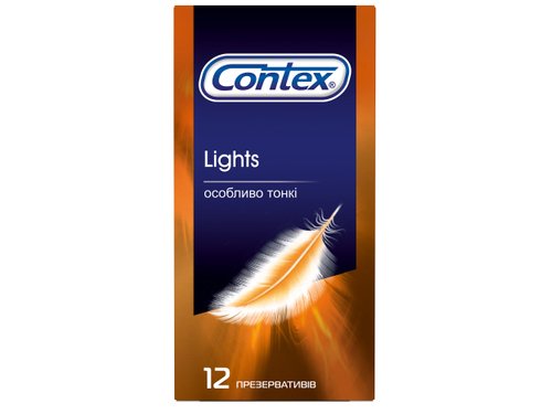 Ціни на Презервативи Contex Lights особливо тонкі 12 шт.