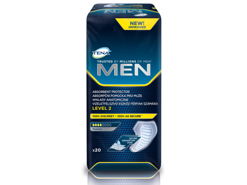 Ціни на Прокладки урологічні Tena Men для чоловіків Level 2 (Medium), 20 шт.