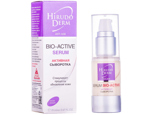 Ціни на Сироватка для обличчя Hirudo Derm Anti Age Bio-active serum активна 22 мл