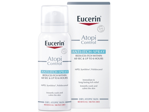 Ціни на Eucerin AtopiControl спрей проти свербежу фл. 50 мл