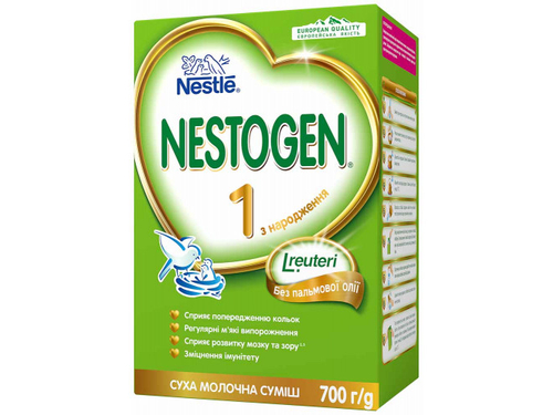 Ціни на Суха молочна суміш Nestle Nestogen 1 з пребіотиками і лактобактеріями 700 г