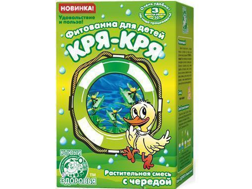 Цены на Фитованна Ключи Здоровья Кря-Кря с чередой детская пакет 30 г 3 шт.