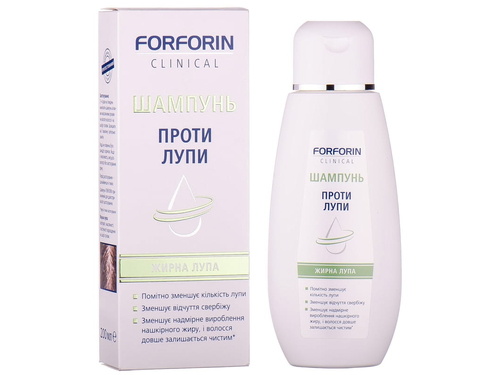 Цены на Шампунь Forforin Clinical против жирной перхоти 200 мл